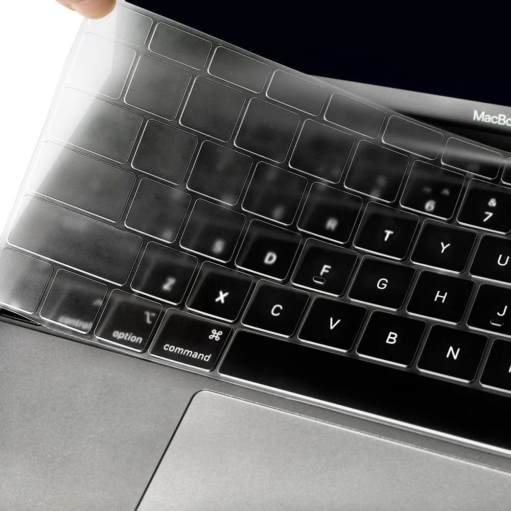 Film de Protection en Silicone pour Clavier de MacBook Pro 13 15 avec Barre Tactile US Version 1 Film de Protection en Silicone pour Clavier de MacBook Pro 13 15 avec Barre Tactile US Version 1