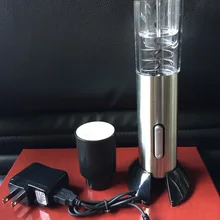 USB аккумуляторная электрическая автоматического открывания бутылки вина Электрический штопор инструмент Фольга резак