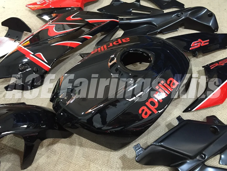 ABS Полный комплект обтекателя+ бак крышка подходит для Aprilia RS125 06 07 08 09 10 11 RS 125 2006 2007 2011 Обтекатели; Цвет черный, красный; большой размер