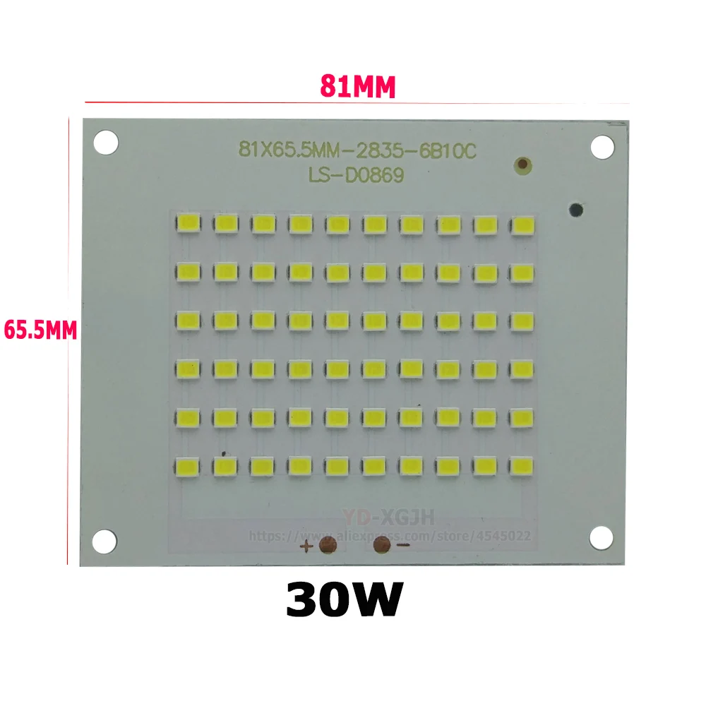 5 шт./лот 10 Вт 20 30 50 100 150W 200W 100% полная мощность новой производственной SMD 2835