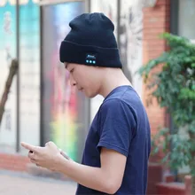 Теплая шапка с Bluetooth с мягким и умным микрофоном, Беспроводная музыкальная гарнитура, наушники, шапка для спорта на открытом воздухе, удобная шапочка