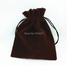50 шт./партия 16x19 см темно-коричневые утолщенные подарочные сумки, свадебный подарок, конфетные пакеты, Ювелирная упаковочная сумка