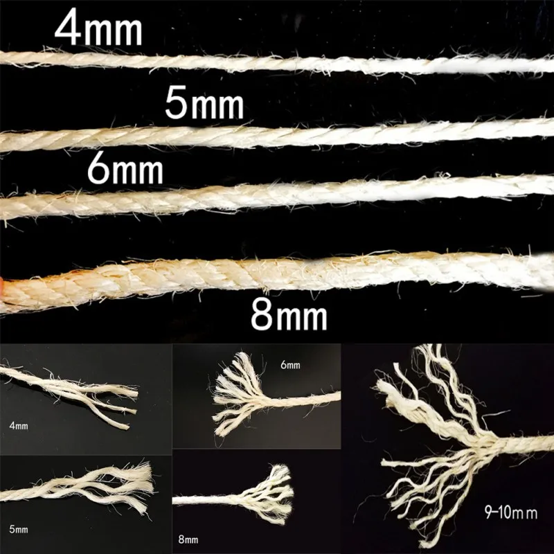 3/5M Natural Sisal Rope Cat Scratching Post Toys Making DIY Desk Foot Chair Legs Binding Rope Material For Cat Sharpen Claw 3/5M Natural Sisal Rope Cat Scratching Post Toys Making DIY Desk Foot Chair Legs Binding Rope Material For Cat Sharpen Claw