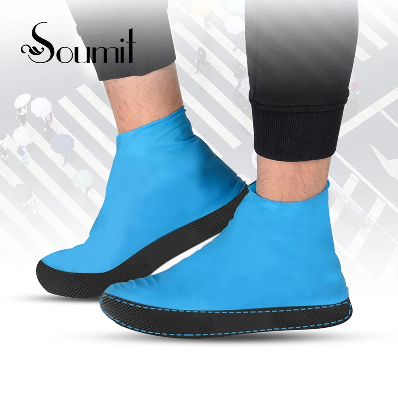 Soumit Waterproof Shoe Cover for Men Women Shoes Elasticity Latex Rain