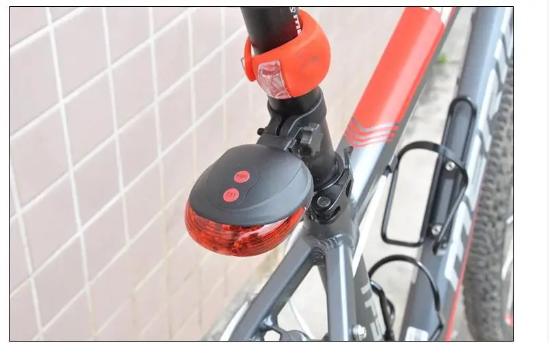 Clearance Tail light (5LED+2Laser) free shipping factory Cycling Safety Bicycle Rear Lamp Bike Laser Tail Light Bicicleta Caution TL0007 7