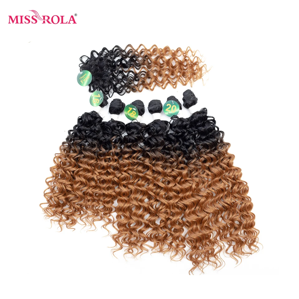 Женские Короткие вьющиеся синтетические волосы Miss Rola 16 18 20 дюймов для