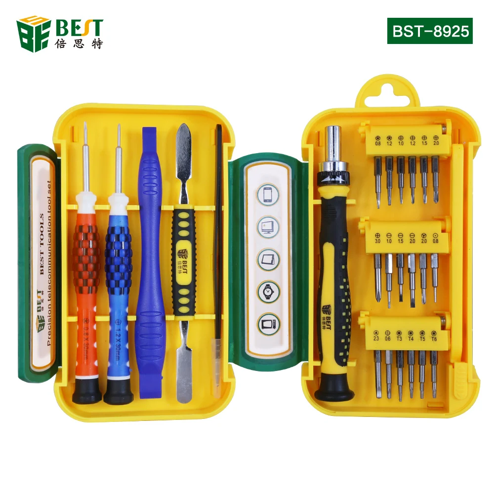 

BEST-8925 Multifunction DIY Precision Screwdriver Set 21 in 1 Repair Tools Kit for iPhone HTC Smart Phone