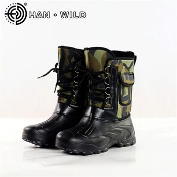 

2020 Spring Autumn Boots Men Fishing Boots Non-slip Waterproof Work Shoes Snow Boots Men Warm Skiing Boots Outdoor Shoes