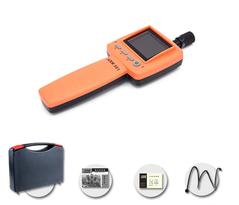 

Portable USB Endoscope 10mm Probe 2 Led 4XZoom Inspection Video Cam 54 Degree Angle of View