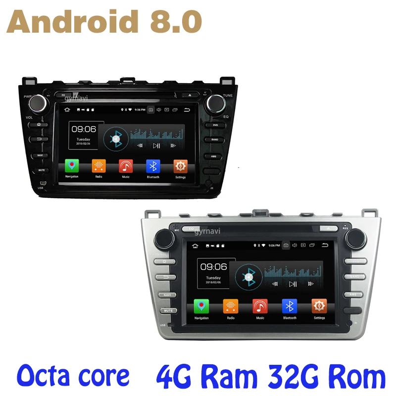 

Android 8.0 Octa core PX5 car dvd gps for mazda 6 Ultra Ruiyi with canbus 4G RAM 32G ROM wifi 4g usb auto Multimedia