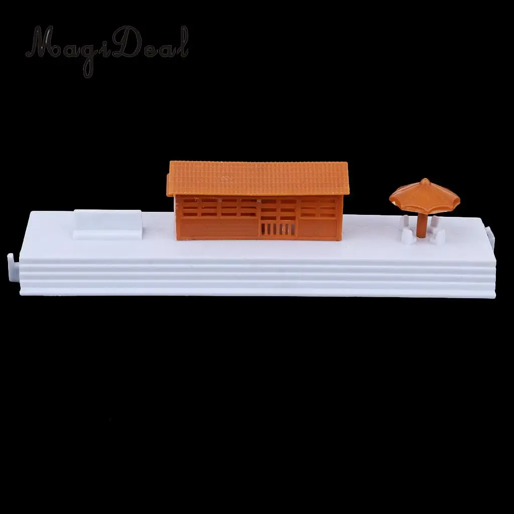 1:87 Scale Waiting Room Simulation Layout HO Building Model Railroad Diorama