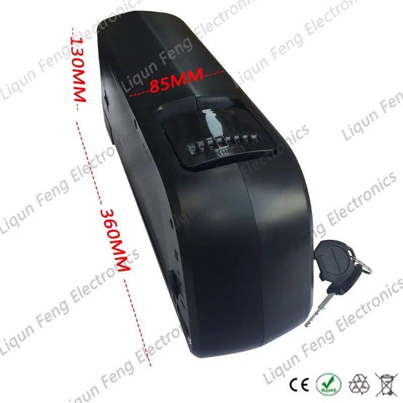 EU US без налога 36V 500W 350W Ebike 17Ah бутылка аккумулятор использовать panasonic сотовый