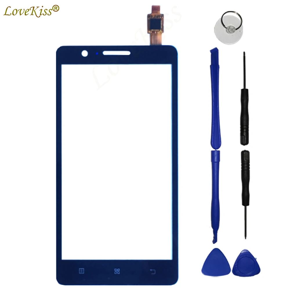 A536 сенсорный экран передней панели для Lenovo A358 A 536 A358t сенсор ЖК-дисплей дигитайзер