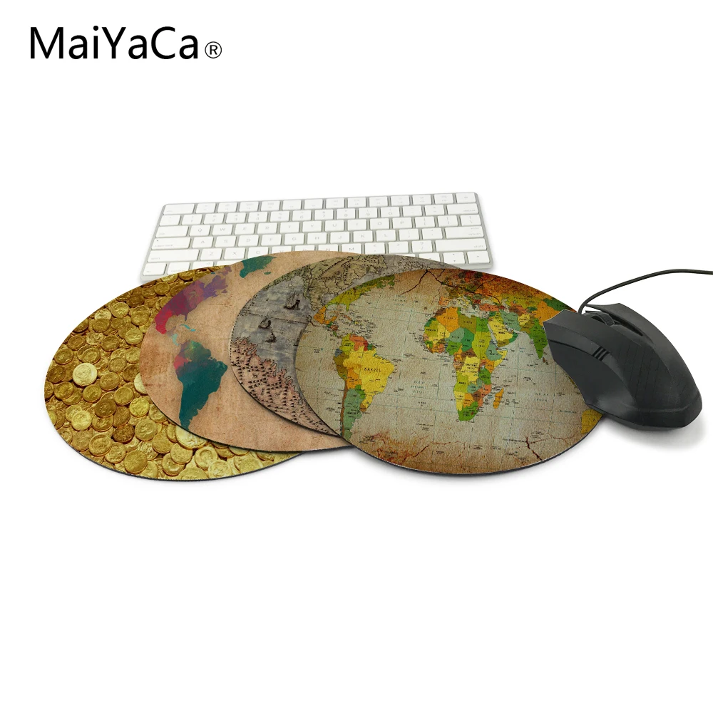

Gold Coins Round 200*200*2mm Mouse Pad Mousepad Computer PC Laptop Comfort Gaming Mouse Pad