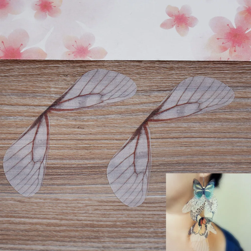 

4 PCs Organza Ethereal Butterfly Wing For DIY & Craft, 8cm Long