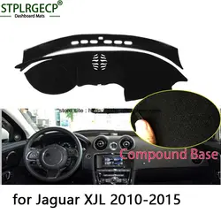 StplrgeCP для Jaguar XJL 2010-2015 двухслойная крышка приборной панели автомобиля Избегайте Light Pad Инструмент платформа приборная панель крышка наклейка