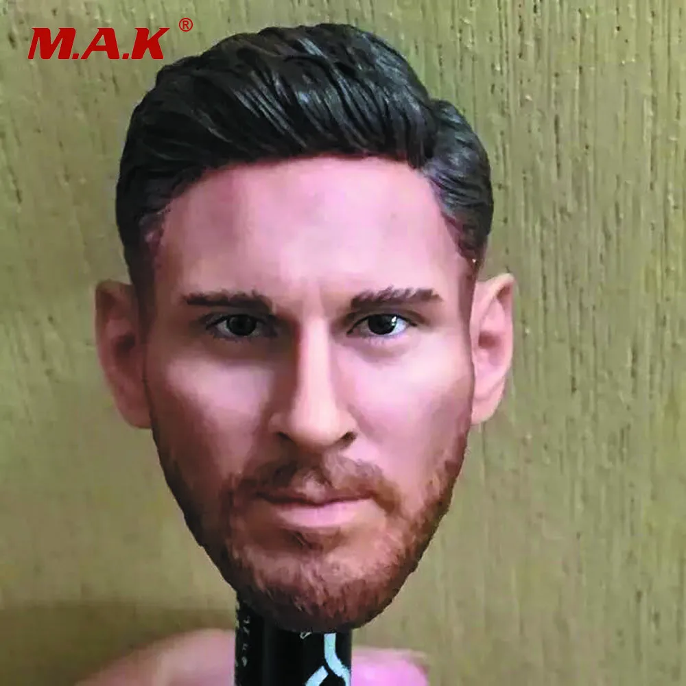 Масштаб 1:6 мужская модель лепки Месси голова резьба фигурка аксессуары для 12