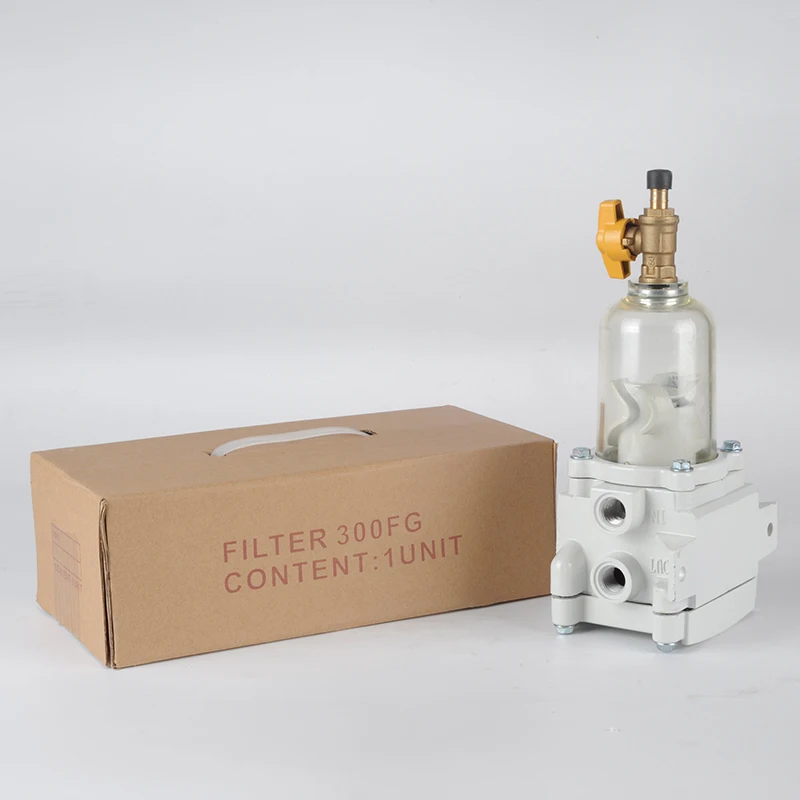 

Fuel filter water separator 300fg swk2000-5 with fitting MASSEY FERGUSON FENDT Vario diesel engine ship element E0530K