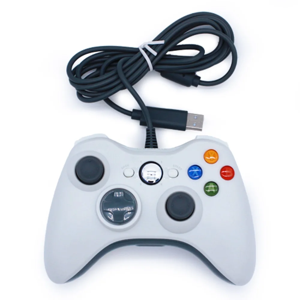 Для Xbox360 тонкий смарт ТВ коробка джойстика USB проводной игровой контроллер для