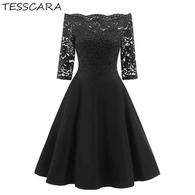 

Women Luxury Lace Dress Elegant Bottom Robe Celebrity-inspired Dresses Vintage Bodycon New Fashion A-Line One-pieces Vestidos