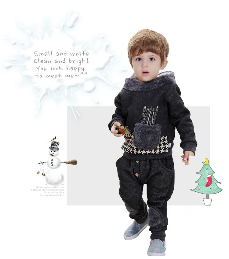Anlencool/Новая акция, roupas infantil Meninas, бесплатная доставка, зимний комплект одежды высокого качества для малышей, одежда из двух предметов для