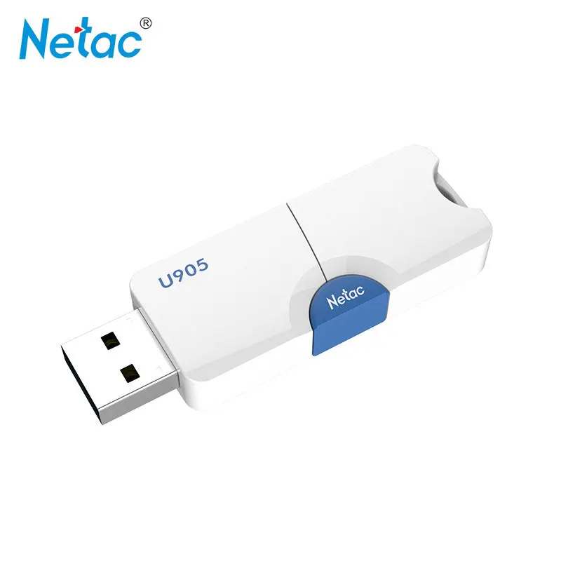 Netac USB флеш-накопитель 16 ГБ 32 ГБ 64 Гб Флешка U905 пластиковая карта памяти для компьютера Настольный флэш-диск на ключ ручка-накопитель 64 ГБ