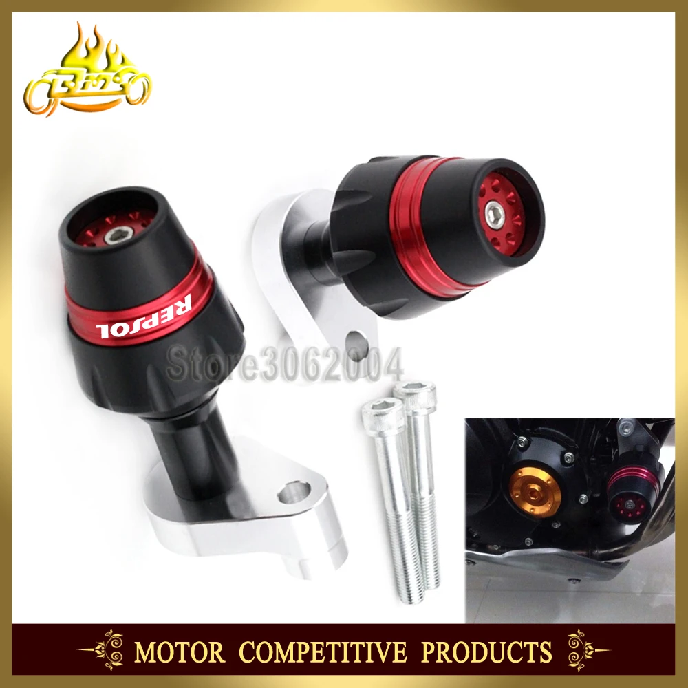 

Frame Slider Crash Protector Bobbins Falling Protection Motorcycle Accessories For HONDA CB500F CB500X CB500 2013-2014 REPSOL