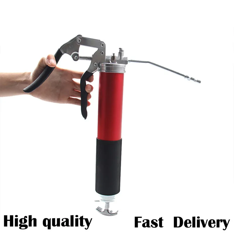 

4,500 PSI Anodized Pistol Grip Heavy Duty Grease Gun Lever type heavy manual Hand Auto Repair Tool Vehicles Lubrication Tools