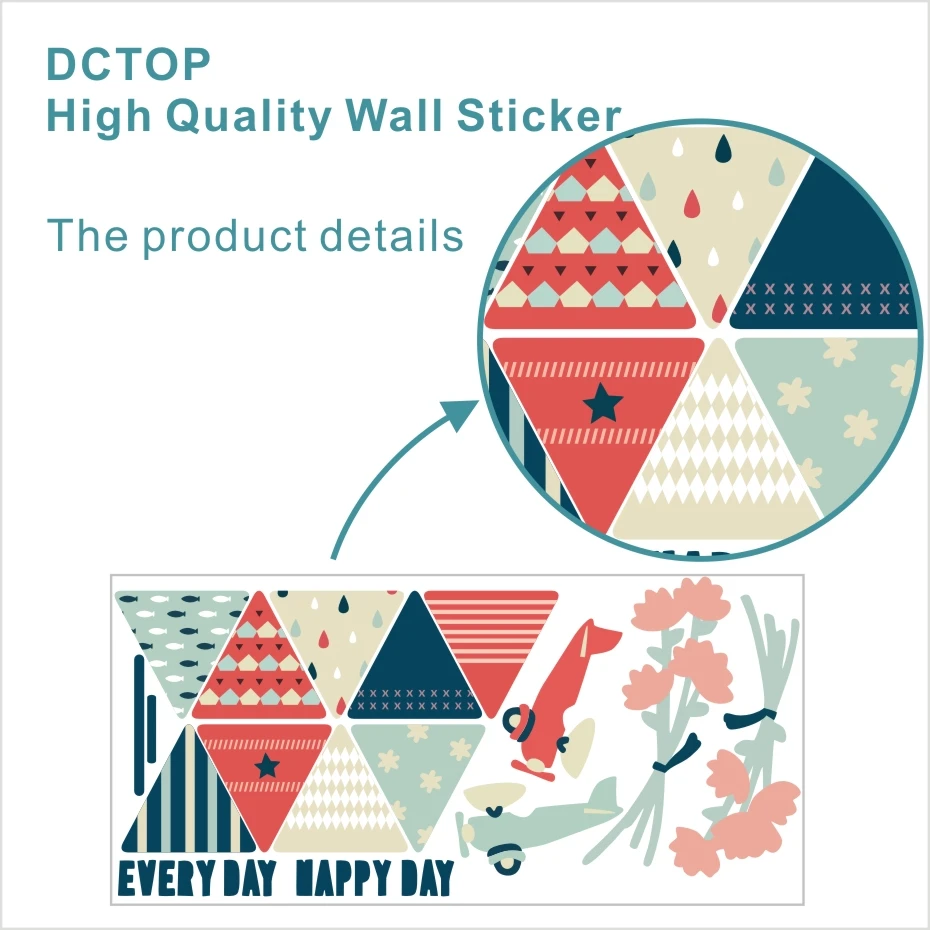 Peel and Stick_Flag Garland Wall Sticker 1
