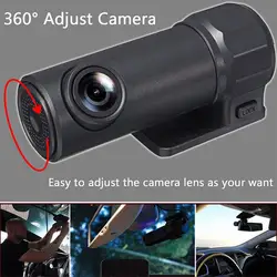 DOITOP 360 градусов Регулируемая Мини Камера Спорт DV HD 1080 P мини видео Регистраторы Wi-Fi Видеорегистраторы для автомобилей Камера видео для