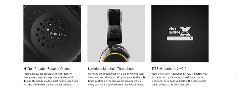 Steelseries Arctis Pro High Fidelity Gaming Headset Hi Res Speaker Drivers Dts Headphone X V2 0 Surround For Pc Headphone Headset Aliexpress