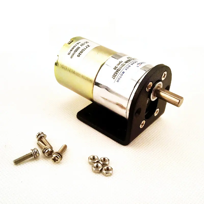 Aluminium alloy 37GB(GA) gear motor Bracket with Matching screw