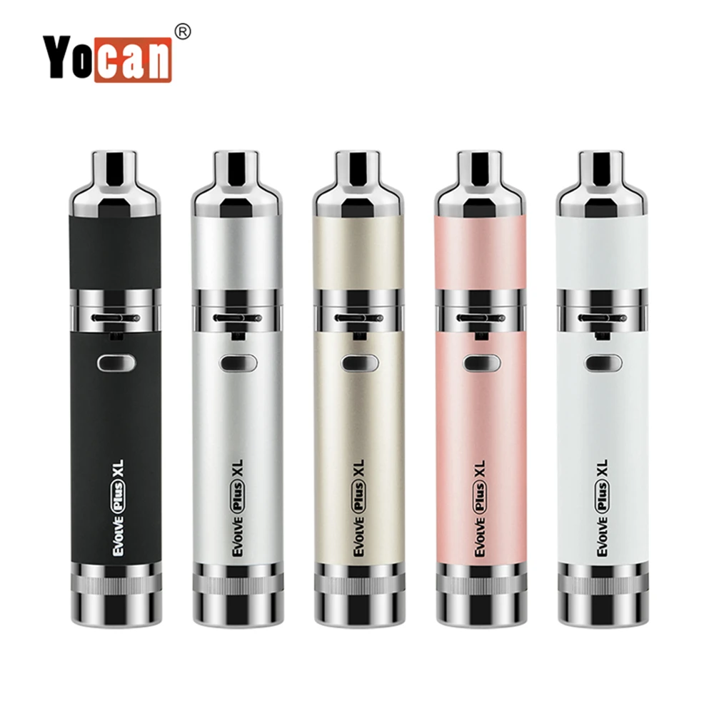 Original Yocan Evolve Plus XL Dry Herb Kit 1400mAh Battery Wax Vape Pen Quartz Rod Coil Dab Vaporizer Electronic Cigarette | Электроника
