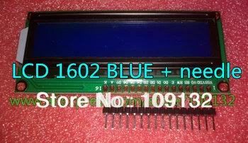 

Character LCD Module Display LCM 1602 16X2 HD44780 Blue Blacklight H8143 With the needle Free Shipping