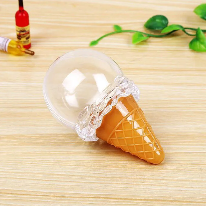 

20PCS Creative Ice Cream Shape Plastic Candy Box Baby Birthday Baby Shower Personality Gift box Chocolate box