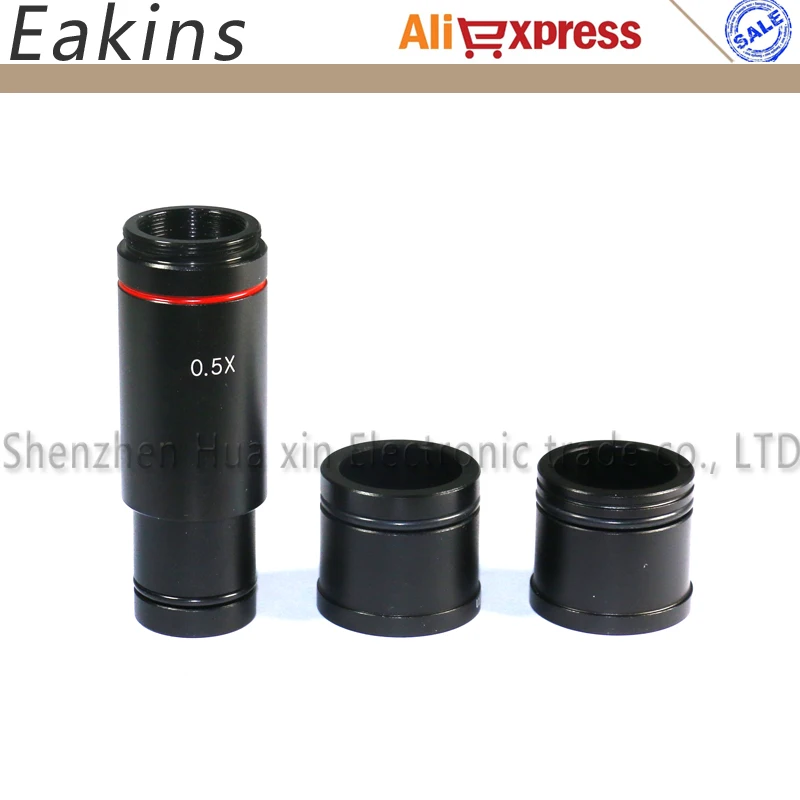 Видео микроскоп Камера 0.5X C-Крепление объектива для 23.2 мм 30 мм 30.5 мм CCD CMOS Камера адаптер цифровой окуляр аксессуары
