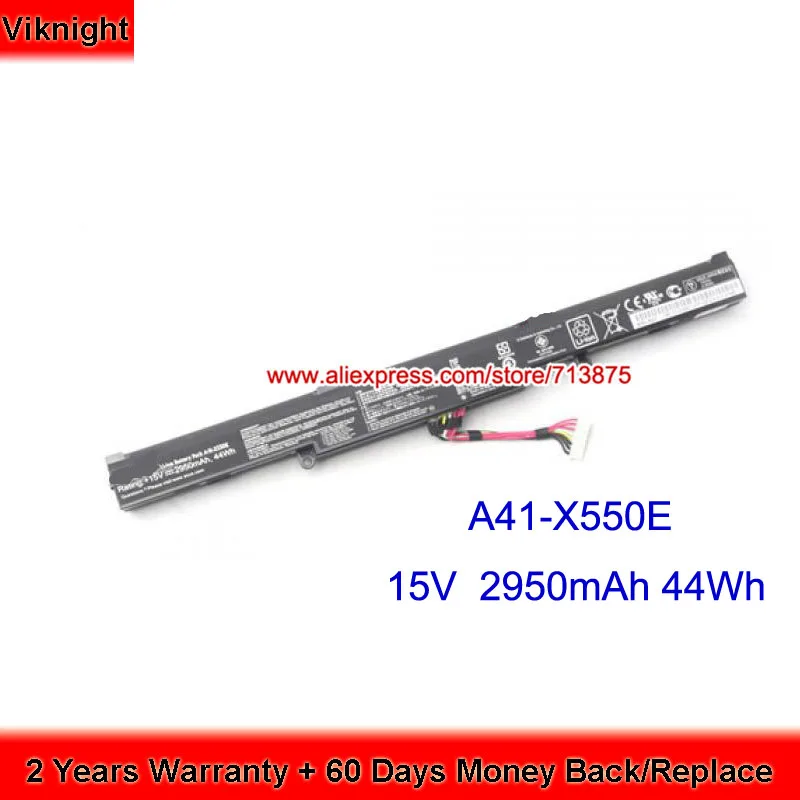 

Original X550 A41-X550E Laptop Battery For ASUS A450 X751L F552CL K550E X450 X450J X450JF