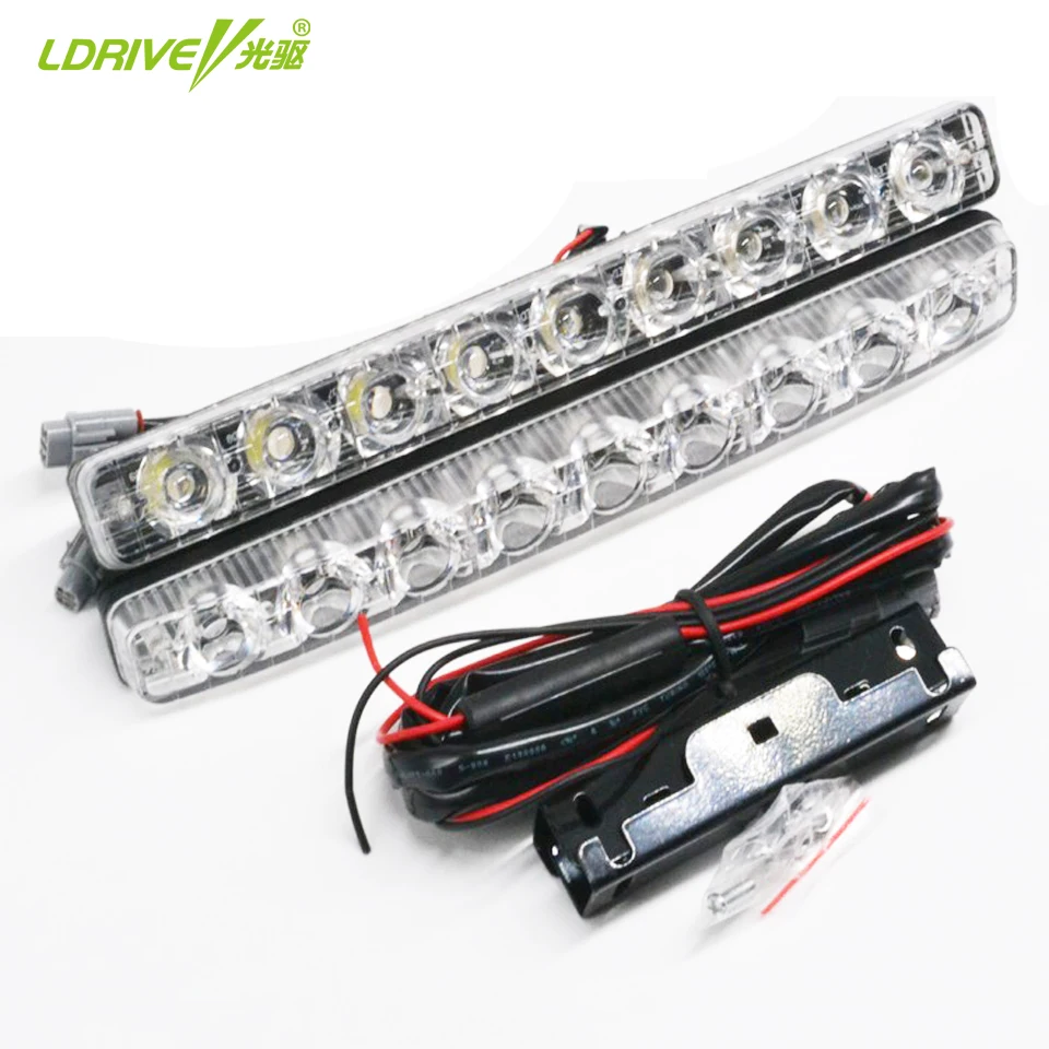 High Power Led Drl Waterproof Car Led Daytime Running Light