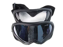 Tactical UV400 Goggle Glasses Tactical Protection Cycling Riding Hunting Wind Dust Airsoft Goggle Glasses Black/Transparent