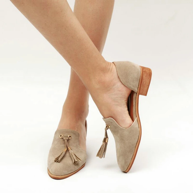 flat slip on womens shoes