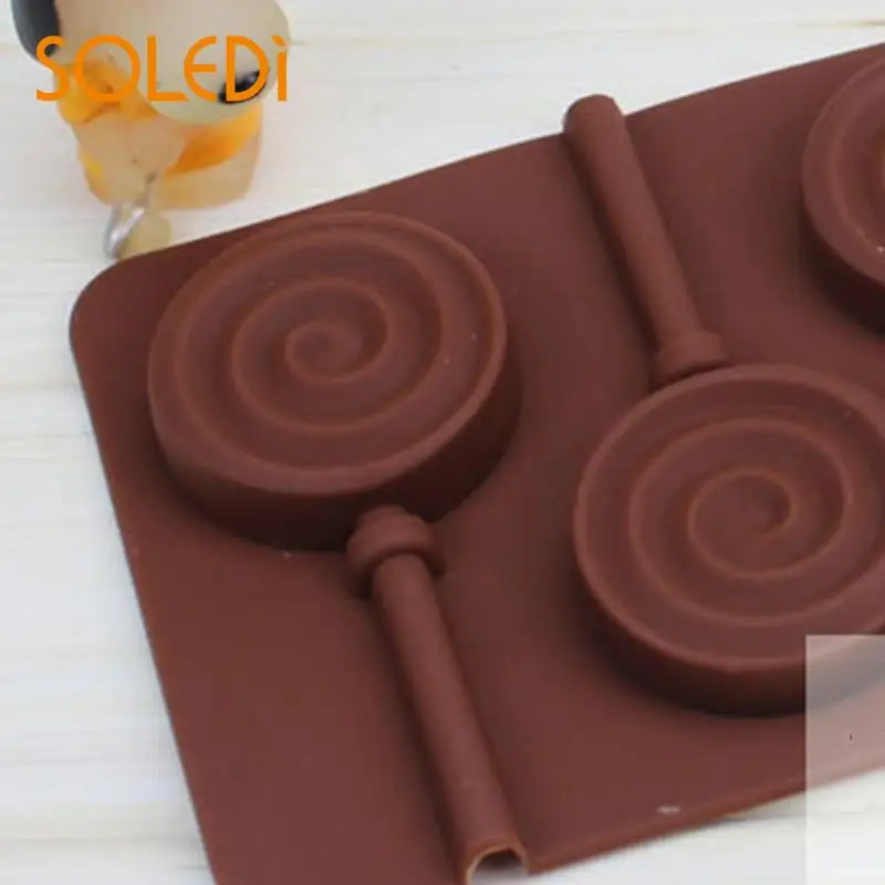 Жесткий 3D силиконовые формы для леденцов шоколадное украшение торта Плесень инструмент