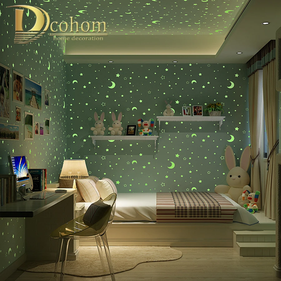 Aliexpress.com : Buy 3D Luminous Stars And The Moon For ...