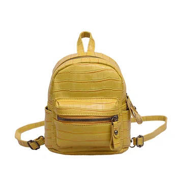 

Stone Girl Backpack Pu Leather Women'S Bag Wild Paint Shoulder Shoulder Bag