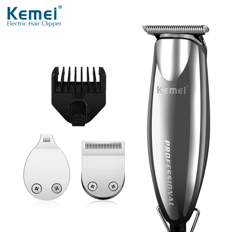 

Professional 0mm Baldheaded Hair Trimmer Powerful Hair Clipper for Men Hair Cutting Machine with Limit Comb EU Plug 40D