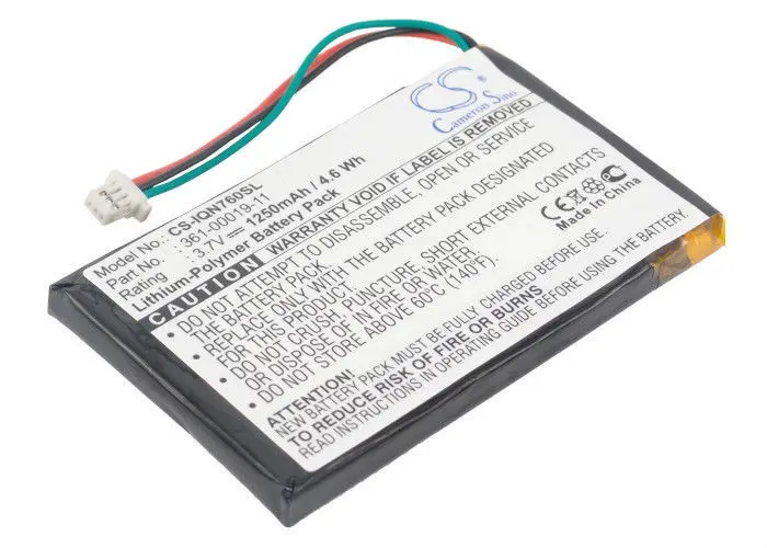 GPS Battery for Garmin Nuvi 765, Nuvi 765T (pn 361 00019 11) newin