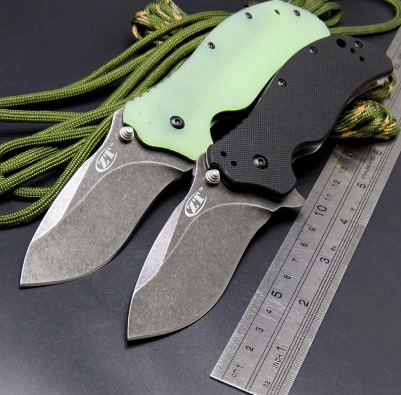 ZT0350BW подшипник Складной нож S30V лезвие Флиппер тактические карманные ножи