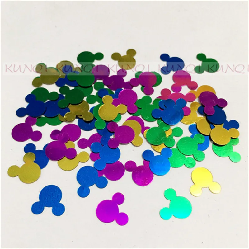 

30g 1300pcs/lot 10mm Mick Mouse Loose Sequins Beautiful Crafts for Sewing/Webbing ,Shoes,Hat Diy Accessory Kids DIY