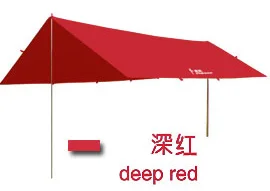 Fytop пляж палатки 4*2.95 м путешествия Пергола Зонт полог брезент Arbor открытый большой складной непромокаемый тент балкон - Цвет: red 190T