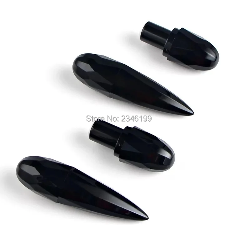 Empty Lipstick Tube 12.1mm Water Drop Shape Lip Balm Tube Black Lipstick Container Lip Balm Packaging Cosmetic Container (3)
