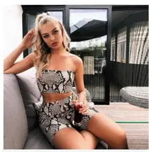 Womens summer Casual Shinny Tube Top Shorts Bodycon Two Piece Set Outfits Short Sport Jumpsuit Sets bodycon choker neck tube top